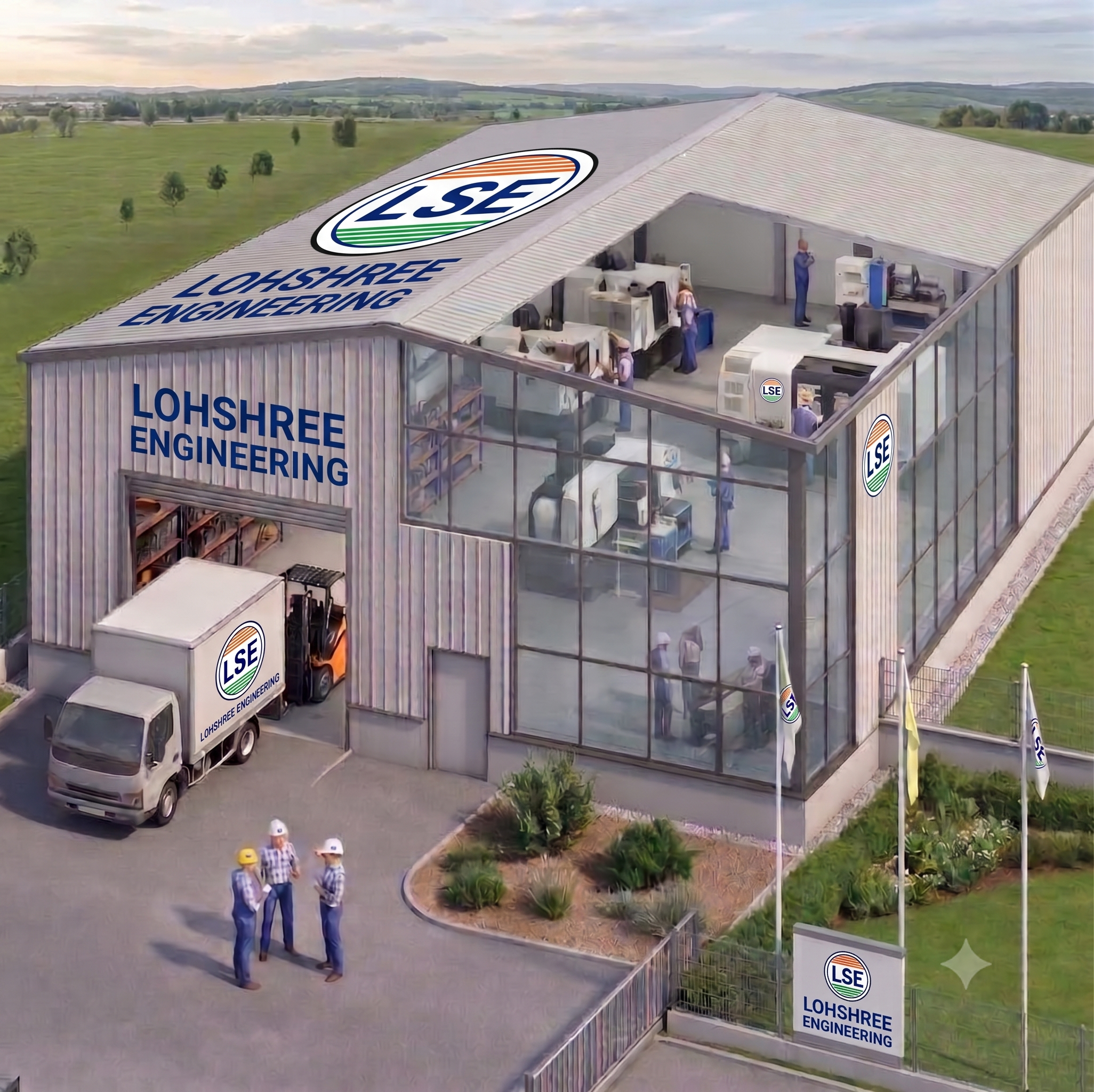 A larger factory with a growing team on the shop floor